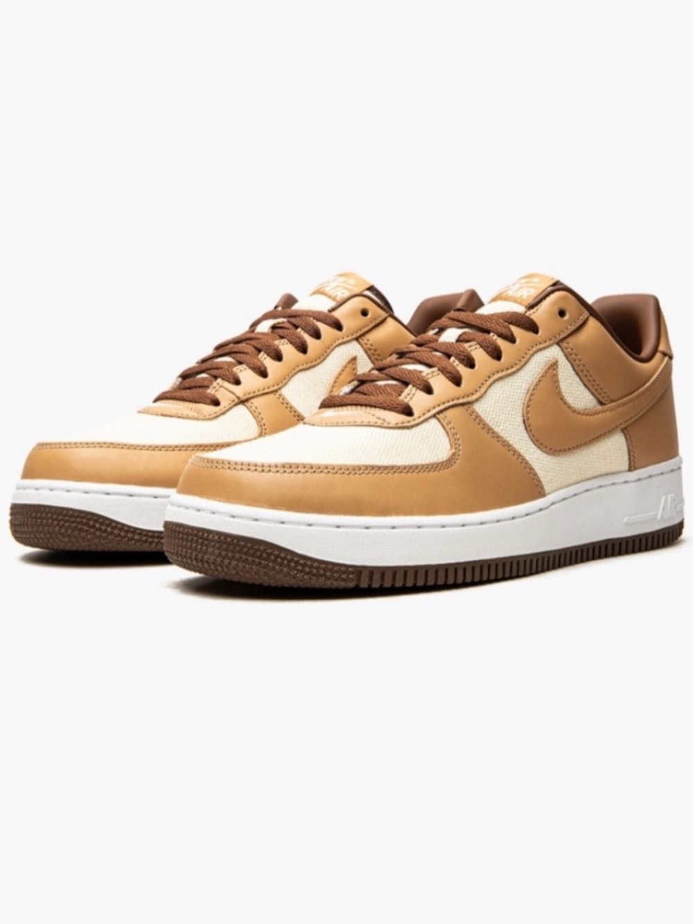 Unisex Nike Air Force 1 Low Acorn Lifestyle Shoe - Natural/Acorn Woman Size  7/5